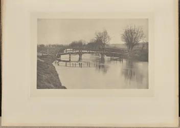 Fußgängerbrücke in der Nähe von Cheshunt
