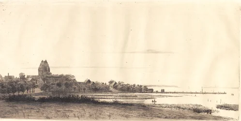 Abendlandschaft von Stubbekøbing