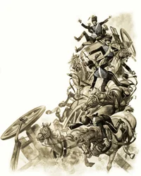 Ein Tag im Leben eines Kanonierjungen: Als die Gefahr auf Parade ritt