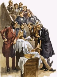 Ärzte verwenden Lachgas als Anästhetikum