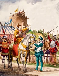 Königin Elisabeth I. hält ihre Armada-Rede