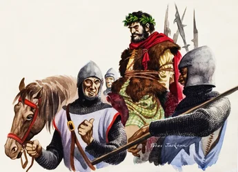 William Wallace wird in Gefangenschaft vorgeführt