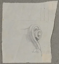 Brunnenanlage im Pfirsichgarten des Oberen Belvederes: (Detail)