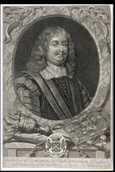 Edward Hyde, 1. Earl of Clarendon (1609-74), graviert von M. Burg