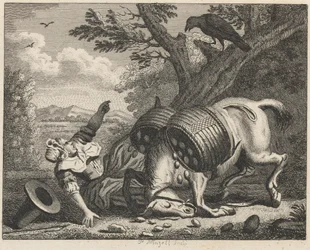 Die Frau des Bauern und der Rabe