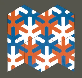 Hexagonale Schablone, 2007