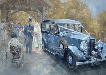 Landhochzeit der 1930er Jahre