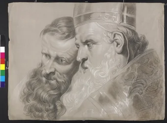 Der Hl. Ambrosius und Kaiser Theodosius von Peter Paul Rubens