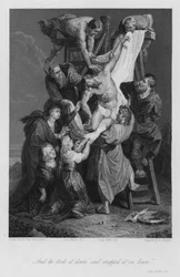 Die Kreuzabnahme, Lukas XXIII, 53