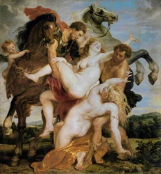 Entführung der Töchter des Leukippos durch Kastor und Pollux