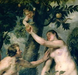 Adam und Eva (kopiert nach dem Gemälde von Tizian) (Detail)