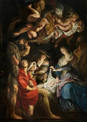 Die Geburt Christi, Anbetung der Hirten