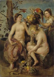 Ceres und die Nymphen, Kopie nach Rubens