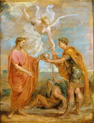 Constantius ernennt Konstantin zu seinem Nachfolger