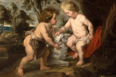 Der kleine Jesus mit dem Johannesknaben