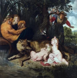 Die Auffindung von Romulus und Remus