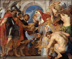 Die Begegnung von Abraham und Melchisedech