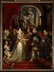 Die Vermählung der Prinzessin Maria von Medici per procurationem mit König Heinrich IV