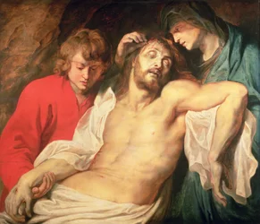 Die Klage Christi durch die Jungfrau und den Heiligen Johannes