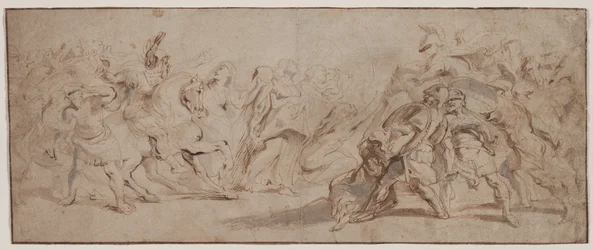 Versöhnung der Römer und Sabiner, ca. 1632-35