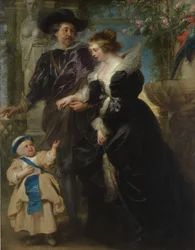 Rubens, seine Frau Helena Fourment 1614-1673 und ihr Sohn Frans 1633-1678, ca. 1635