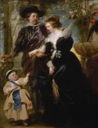 Rubens, seine Frau Helena Fourment und ihr Sohn Frans, ca. 1635