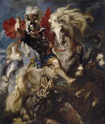 Sankt Georg und der Drache, 1606-1608