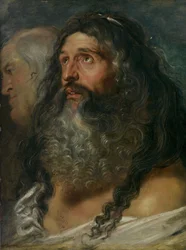 Studie von zwei Köpfen
