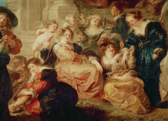 Der Garten der Liebe (Detail)