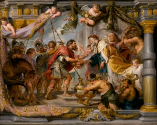 Die Begegnung Abrahams mit Melchisedek, ca. 1626