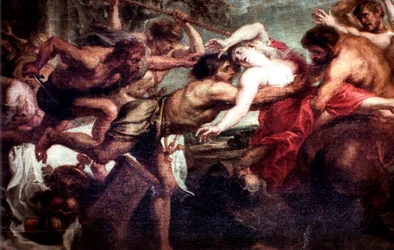 Die Vergewaltigung von Deidamia, 1636-1638