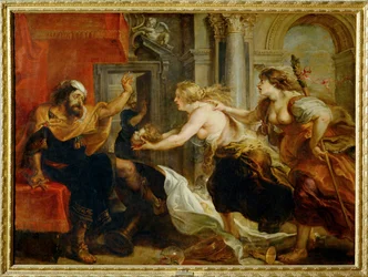 Das Bankett des Tereus: Philomena und Procne präsentieren Tereus den abgeschlagenen Kopf seines Sohnes