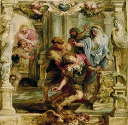 Der Tod des Achilles, 1630-1635