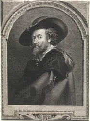 Der Maler Peter Paul Rubens (Gravur)