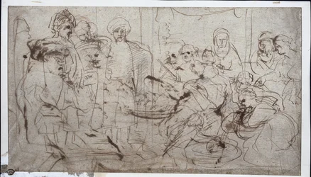 Tomyris mit dem Kopf des Kyros (verso)
