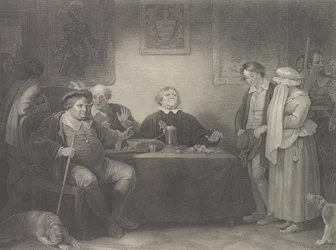 Die sieben Lebensalter, fünftes Alter: Der Richter Shakespeare, Wie du willst..., erstmals veröffentlicht 1801, neu aufgelegt 1852