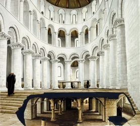 Das Presbyterium und die Krypta der Abtei St. Augustine