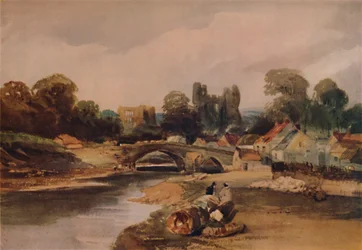 Ein Dorf an einem Fluss, um 1824, 1935