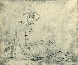 Porträt von Elizabeth Malß, ca. 1811, 1943