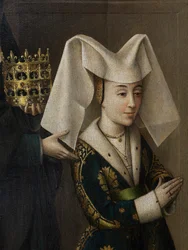 (Detail) Isabella von Portugal und St. Elisabeth, ca. 1457-60