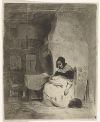 Lesende Frau