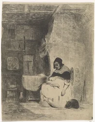 Lesende Frau