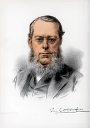 Richard Assheton Cross, 1. Viscount Cross, britischer Staatsmann, ca. 1890