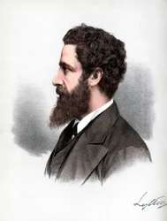 Robert Bulwer-Lytton, 1. Earl of Lytton, englischer Dichter und Staatsmann, um 1890