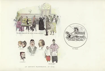 Die Wanderungen eines Künstlers, in Nizza