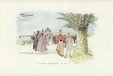 Wanderungen eines Künstlers in Nizza