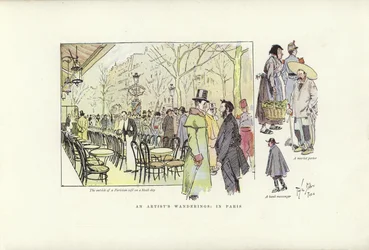 Die Wanderungen eines Künstlers in Paris