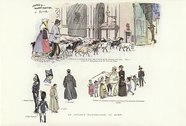 Wanderungen eines Künstlers in Rom