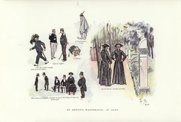 Wanderungen eines Künstlers in Rom