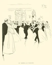 Karikatur von Phil May, aus den 1890er Jahren